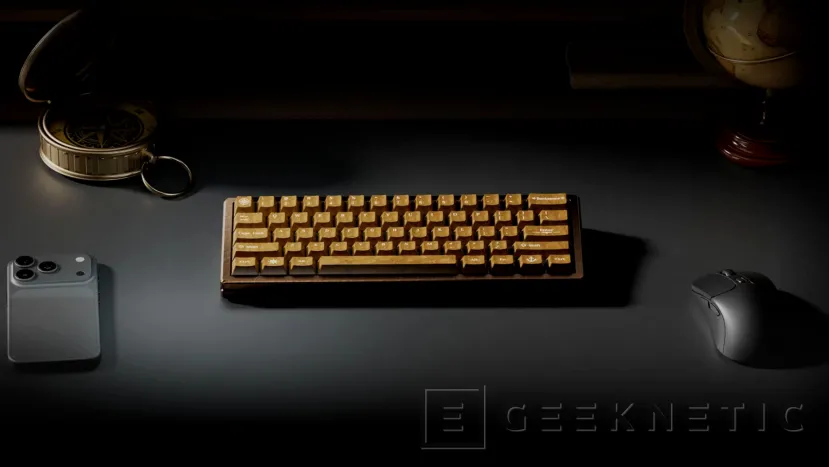 Geeknetic El nuevo Keychron Q19 HE 8K combina interruptores magnéticos, 8 kHz de sondeo y una caja de aluminio con pátina steampunk 1