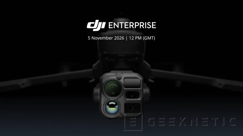 Geeknetic DJI Enterprise prepara un nuevo dron con cámara térmica para el 5 de noviembre 1