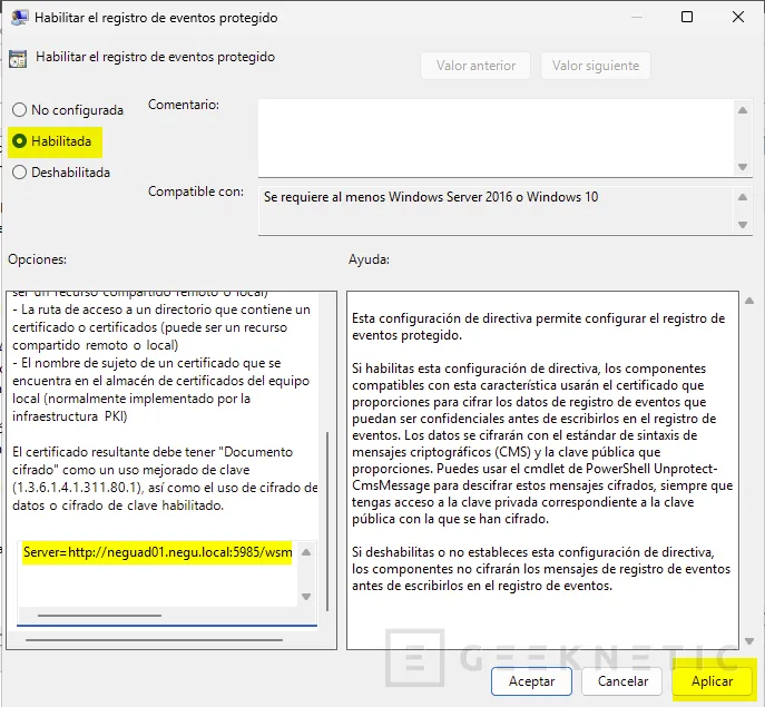 Geeknetic Cómo configurar Sysmon en Windows Server y Windows 11 22