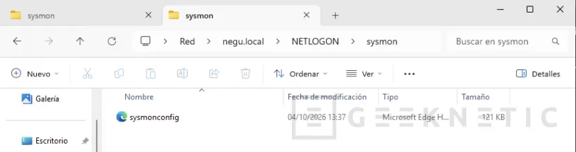 Geeknetic Cómo configurar Sysmon en Windows Server y Windows 11 14