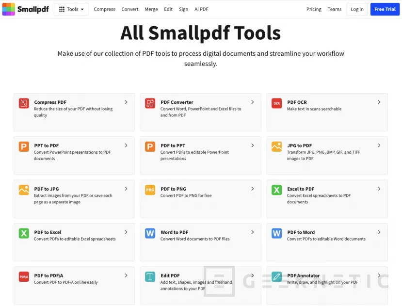 Geeknetic Los 11 mejores editores de PDF gratuitos: todas las opciones para instalar y online 12