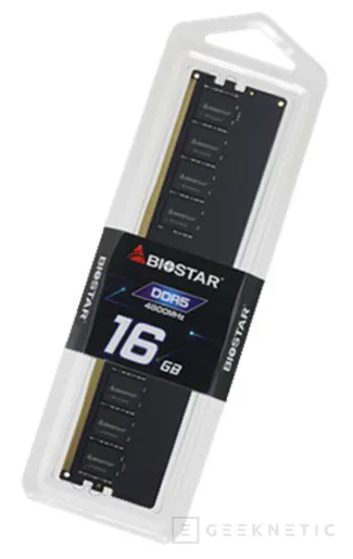 Geeknetic BIOSTAR estrena memoria DDR5 UDIMM de 16 GB en 4800 y 5600 MT por segundo para actualizaciones sin complicaciones 1