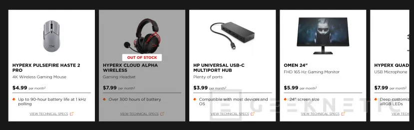 Geeknetic HP lanza un modelo de suscripción que incluye portátiles gaming OMEN desde 49,99 dólares al mes 2