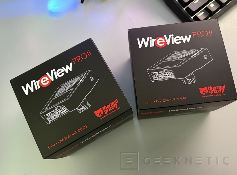 Thermal Grizzly WireView Pro II Per GPU, Monitoraggio Pin 12V-2x6, Display E Allarme, Bianco