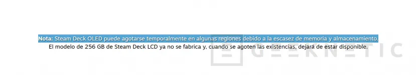 Geeknetic Valve confirma que la escasez de la Steam Deck es por la crisis de la memoria y el almacenamiento 1