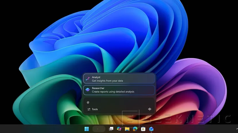 Geeknetic Copilot se quiere integrar con Windows 11, nuevos agentes desde la búsqueda de Windows y botón Copilot en el explorador de archivos 1
