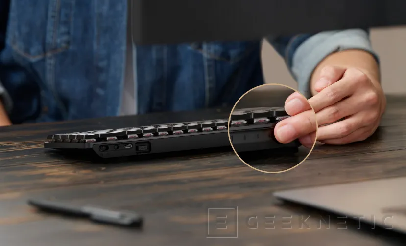 Geeknetic Nuevo teclado para profesionales ASUS ProArt KD300, perfil bajo, interruptores red y batería para hasta 16 meses 3