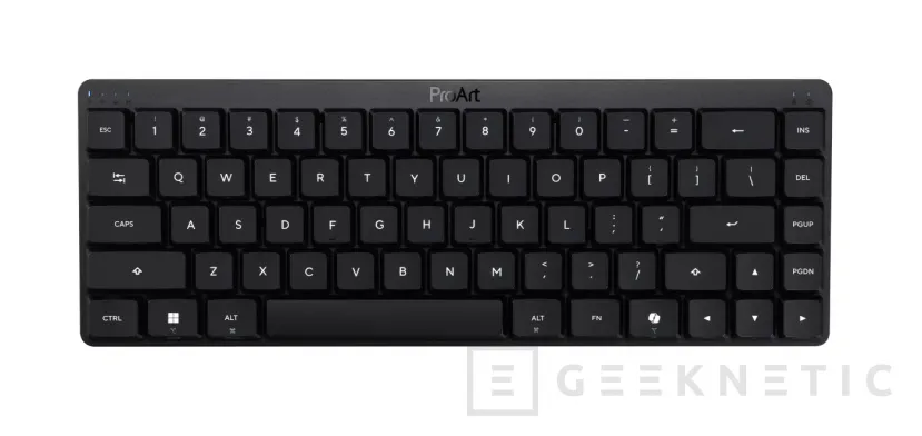 Geeknetic Nuevo teclado para profesionales ASUS ProArt KD300, perfil bajo, interruptores red y batería para hasta 16 meses 1