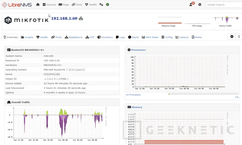 Geeknetic LibreNMS y Oxidized: El dúo Open Source para monitorizar y dominar tu red 30