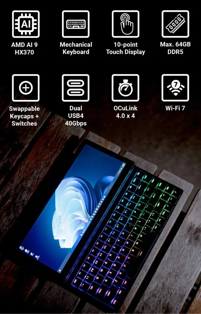 Geeknetic Aparece para Crowfunding un PC del tamaño de un teclado con un AMD Ryzen AI 9 HX 370 y los usuarios cuestionan la viavilidad del proyecto 2