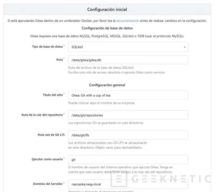 Geeknetic Gitea y el Control Total del Código de tu Infraestructura 6