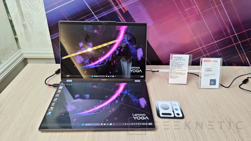 Geeknetic Doble pantalla con 3D sin gafas y control por gestos, así es el nuevo Lenovo Yoga Book Pro 3D 1