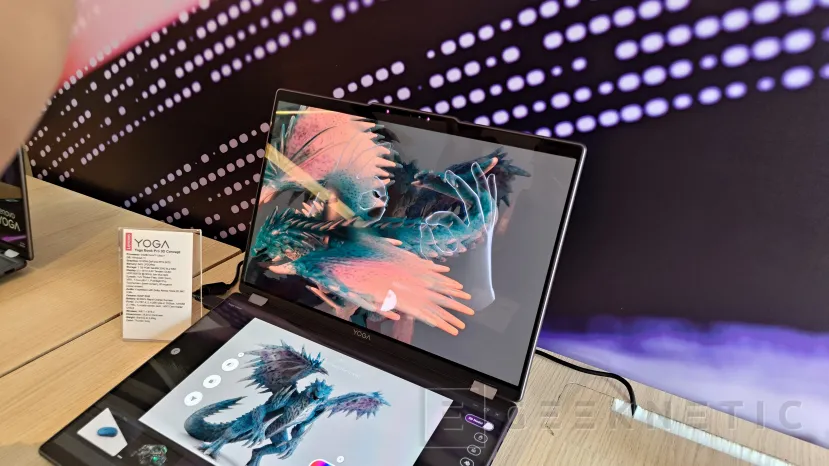 Geeknetic Doble pantalla con 3D sin gafas y control por gestos, así es el nuevo Lenovo Yoga Book Pro 3D 3