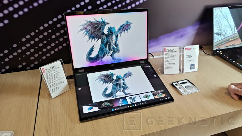 Geeknetic Doble pantalla con 3D sin gafas y control por gestos, así es el nuevo Lenovo Yoga Book Pro 3D 4
