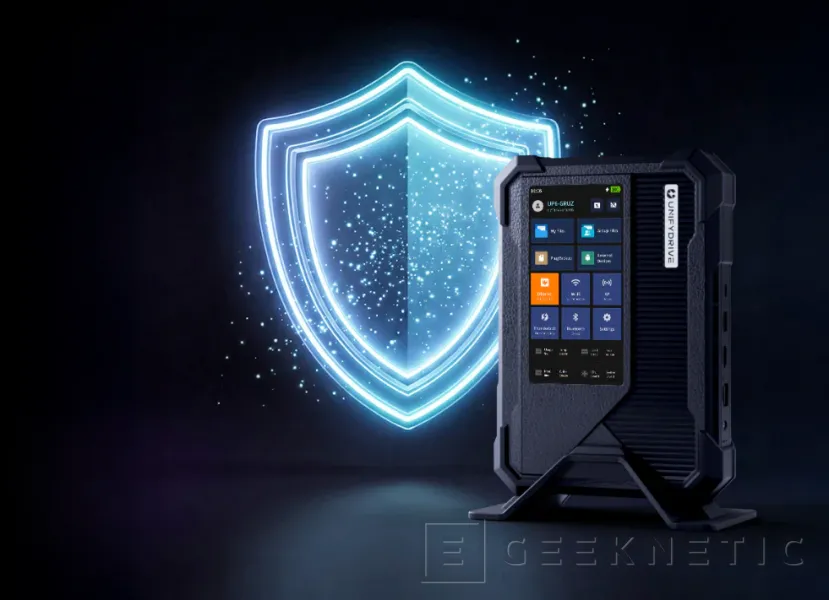 Geeknetic UnifyDrive UP6: el híbrido entre NAS y Mini PC que integra una pantalla de 6 pulgadas y batería propia 1