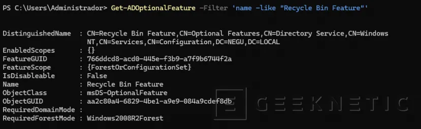 Geeknetic ¿Borrado Accidental o Sabotaje? Cómo dominar la Papelera de Reciclaje de Active Directory 7
