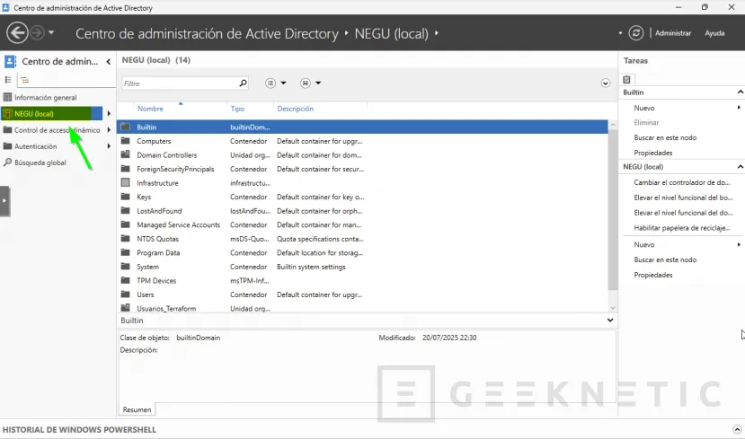 Geeknetic ¿Borrado Accidental o Sabotaje? Cómo dominar la Papelera de Reciclaje de Active Directory 3