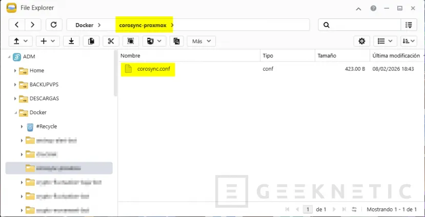 Geeknetic Cómo conseguir Quorum en Proxmox usando Corosync desde un Docker en un NAS 2
