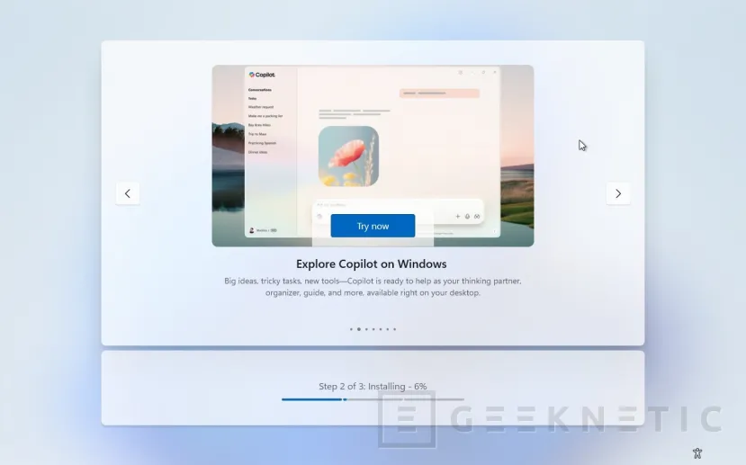 Geeknetic Microsoft te entretendrá con Copilot durante la instalación de Windows 11: la IA llega a la pantalla de configuración 1
