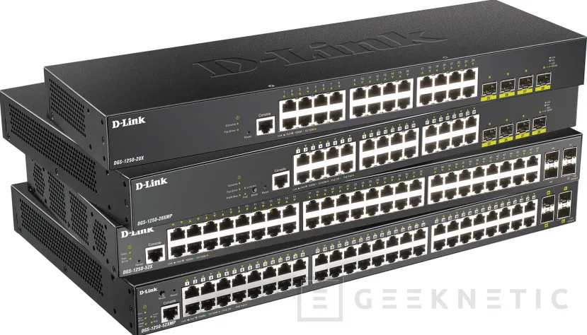 Geeknetic Nuevos Switches "Smart Managed" D-Link DGS-1250 Series: hasta 44 puertos 1000Base-T con PoE de 370W 2