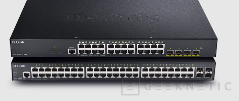 Geeknetic Nuevos Switches "Smart Managed" D-Link DGS-1250 Series: hasta 44 puertos 1000Base-T con PoE de 370W 1