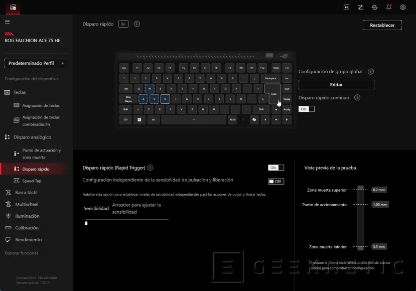 Geeknetic ASUS ROG Falchion Ace 75 HE Review 21