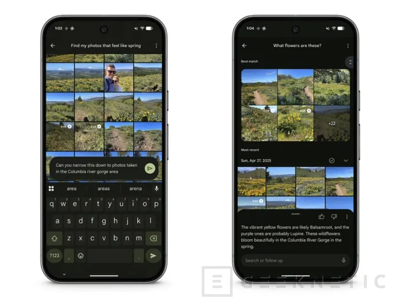 Geeknetic Google añade un botón para desactivar la IA en las búsquedas de Google Photos: a veces la tecnología de antes es mejor 1