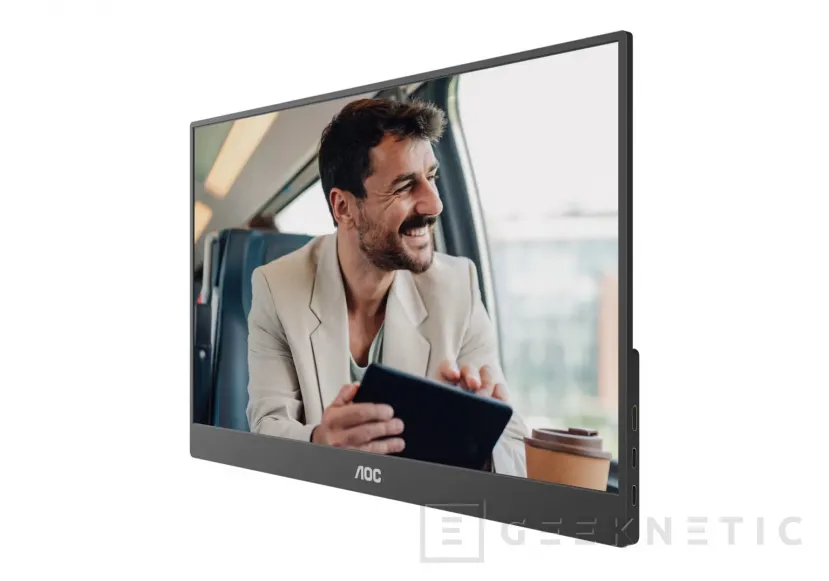 Geeknetic AOC presenta el 16T20E2, un monitor portátil IPS que apuesta por la sencillez útil en vez de disfrazarse de gadget 2