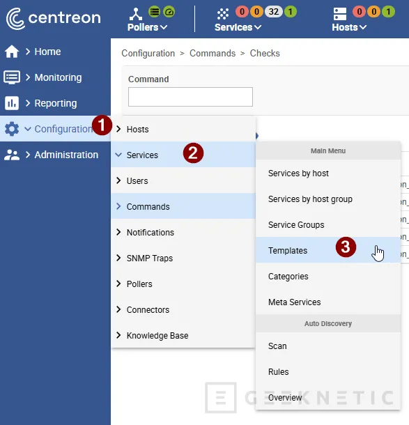 Geeknetic Cómo Integrar un Firewall Fortigate en Centreon Paso a Paso 5