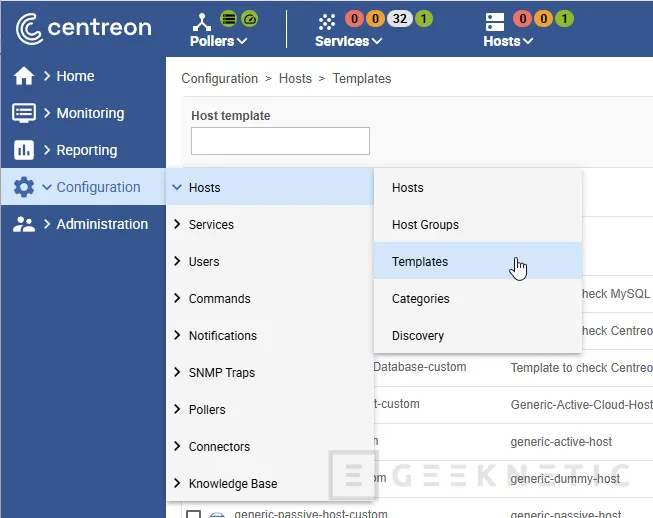 Geeknetic Cómo Integrar un Firewall Fortigate en Centreon Paso a Paso 15