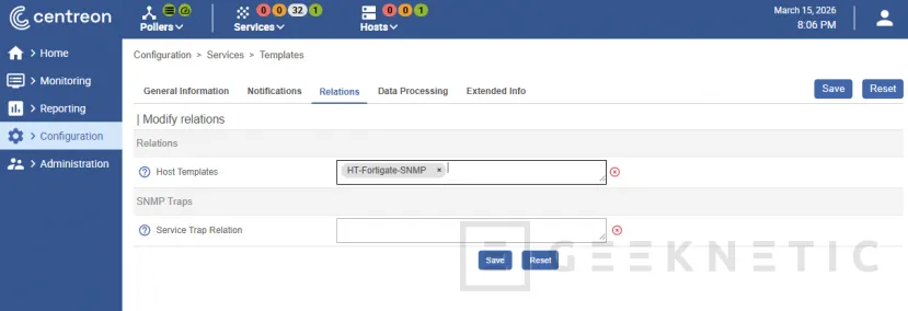 Geeknetic Cómo Integrar un Firewall Fortigate en Centreon Paso a Paso 14