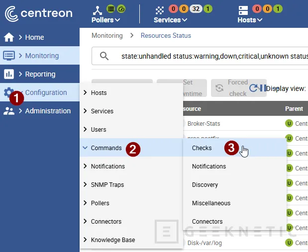 Geeknetic Cómo Integrar un Firewall Fortigate en Centreon Paso a Paso 1