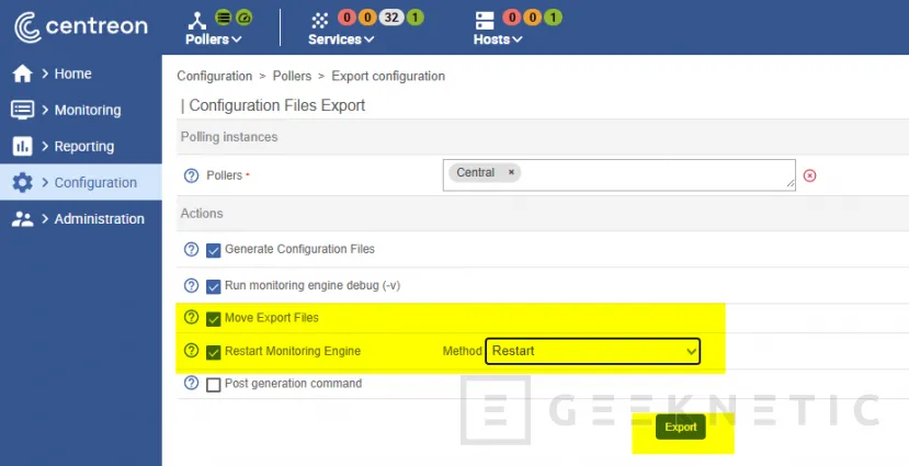 Geeknetic Cómo Integrar un Firewall Fortigate en Centreon Paso a Paso 24
