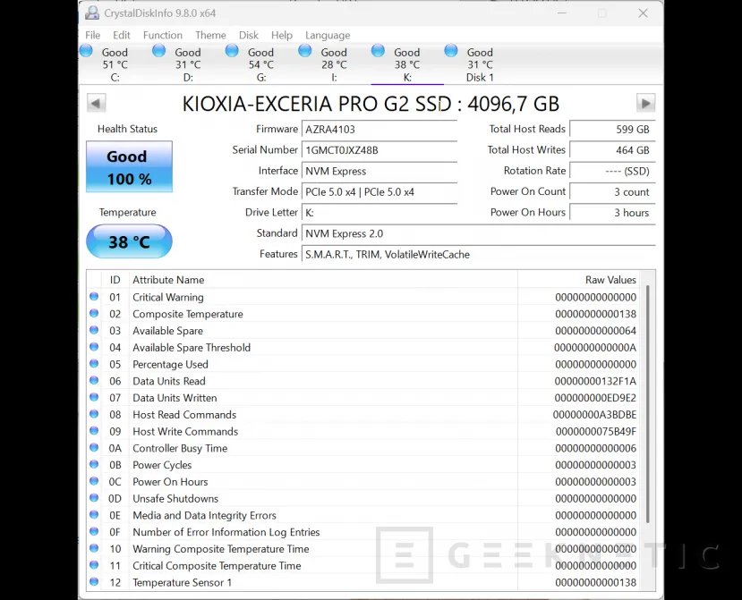 Geeknetic Kioxia Exceria Pro G2 4TB Review 11