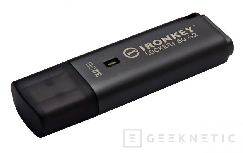 Geeknetic Kingston lanza el pendrive  IronKey Locker+ 50 G2 con cifrado XTS-AES de 256 bits y protección contra BadUSB 1