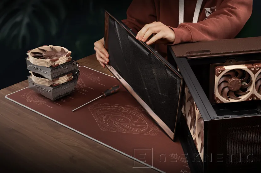 Geeknetic Nueva Antec Flux Pro Noctua Edition con ventiladores G2 y hasta 8 dB menos de ruido 2