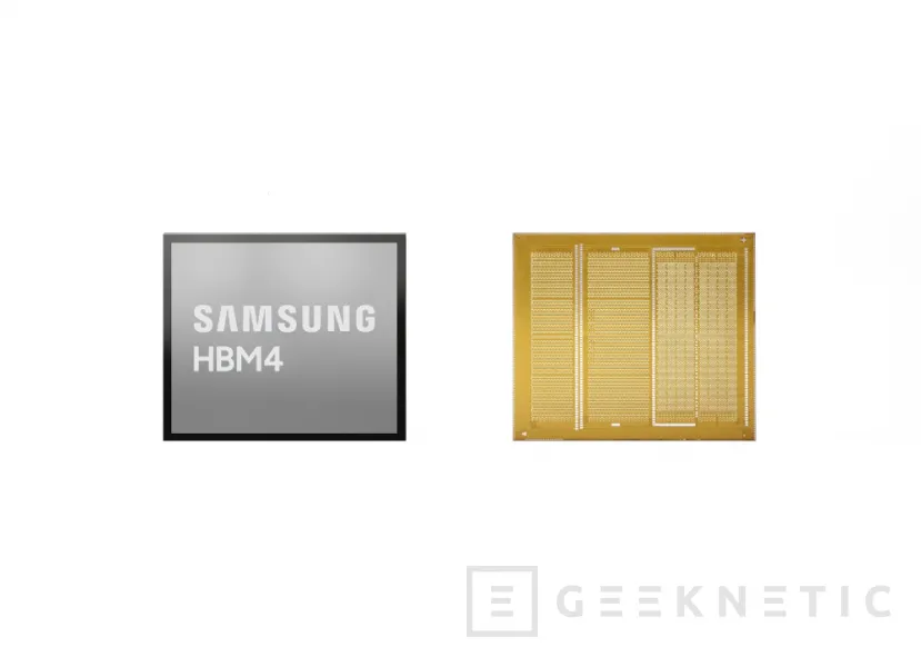 Geeknetic La nueva HBM4 de Samsung dispara el rendimiento: hasta 4 TB/s para los servidores de NVIDIA 1