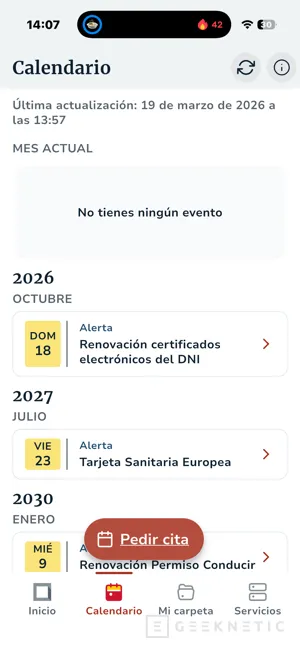 Geeknetic App Mi Carpeta Ciudadana: todos los trámites y gestiones oficiales que puedes hacer 8