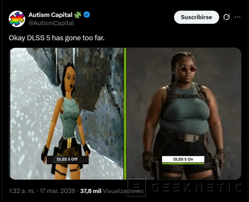 Geeknetic DLSS 5 no convence y acaba siendo el nuevo meme de internet 7