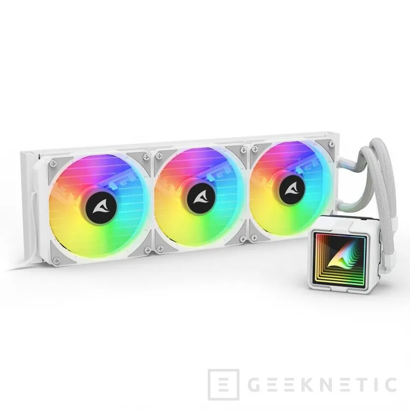 Geeknetic Sharkoon entra en la batalla de la refrigeración líquida con la S100 ARGB, una AIO de 360 mm pensada para equipos exigentes 2