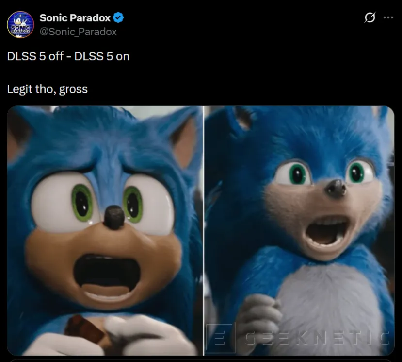 Geeknetic DLSS 5 no convence y acaba siendo el nuevo meme de internet 8
