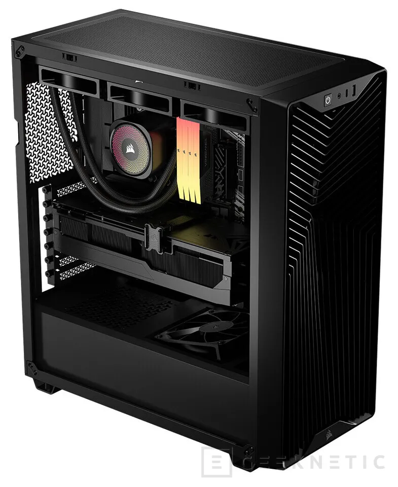 Geeknetic CORSAIR renueva su gama media con la 3200D, una torre centrada en el flujo de aire y en las GPU de gran tamaño 4