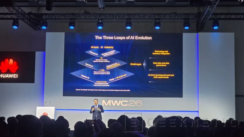 Geeknetic HUAWEI impulsa 115 casos reales de IA en el MWC 2026 y define los tres grandes saltos de la inteligencia artificial 2