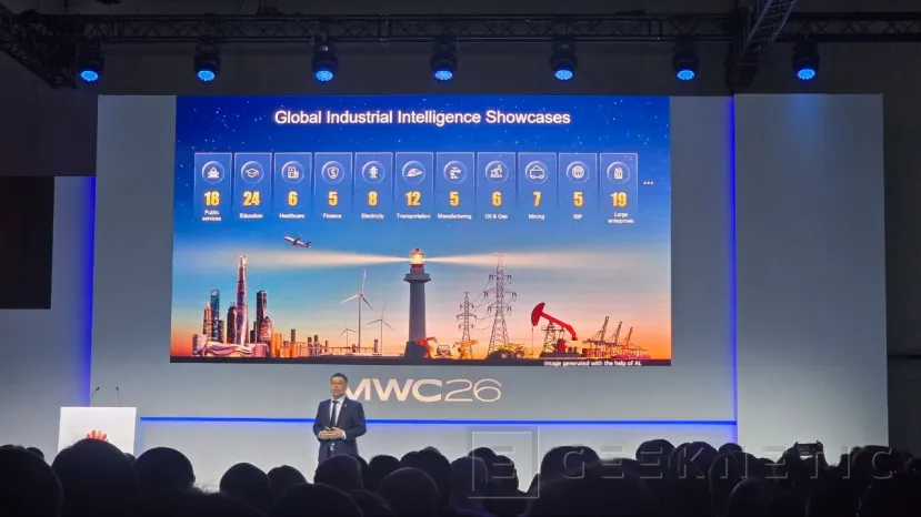 Geeknetic HUAWEI impulsa 115 casos reales de IA en el MWC 2026 y define los tres grandes saltos de la inteligencia artificial 5