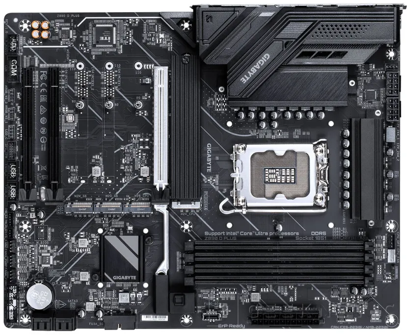 Geeknetic Gigabyte lanza una Z890 D Plus más contenida en extras: una placa base pensada para ajustar presupuesto 2