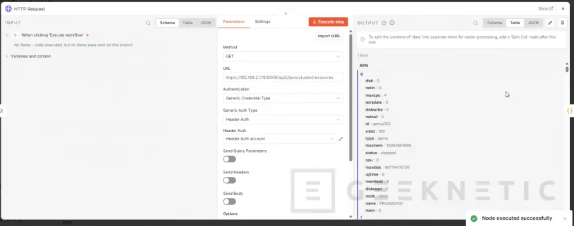 Geeknetic Cómo usar n8n para sacar el inventario de un clúster Proxmox 18