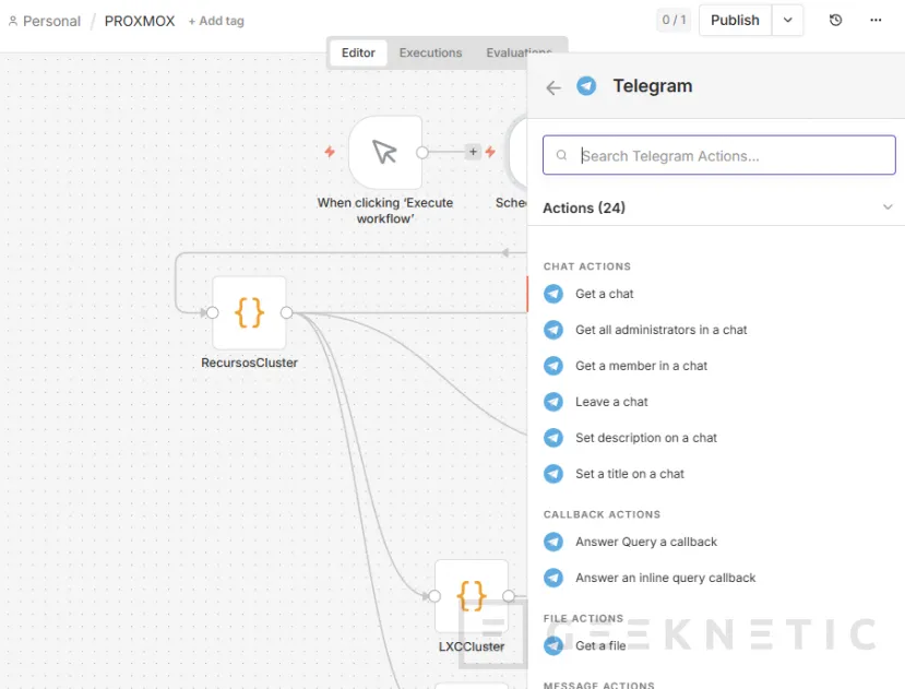 Geeknetic Cómo usar n8n para sacar el inventario de un clúster Proxmox 38