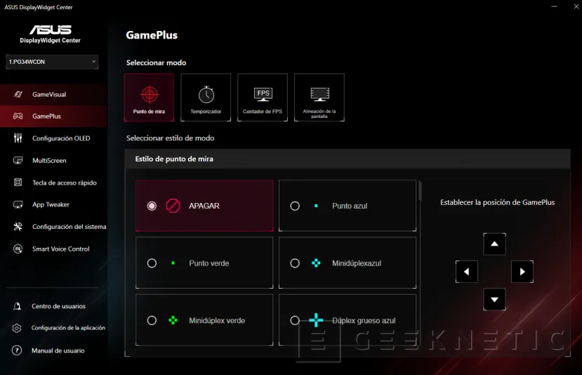 Geeknetic ASUS ROG Swift OLED PG34WCDN review: el mejor monitor gaming que hemos probado, ultrapanorámico, QD-OLED y 360 Hz 16