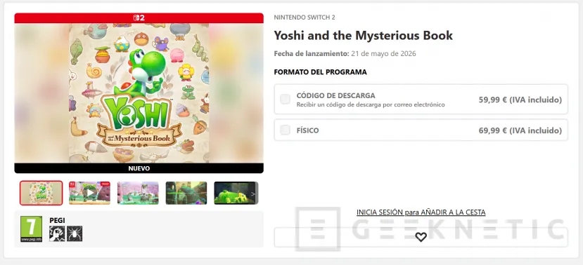 Geeknetic Nintendo rebajará los juegos digitales en Switch 2: hasta 10 euros menos que en físico 1