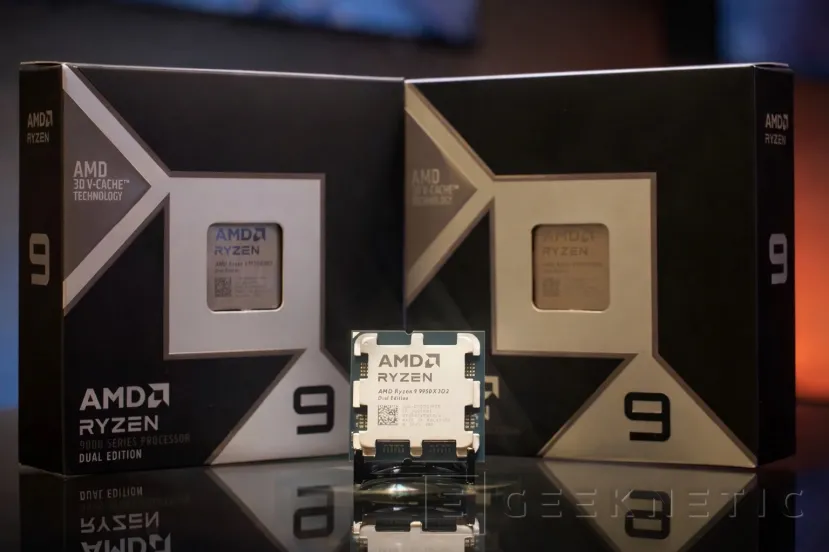 Geeknetic AMD ya tiene un nuevo tope de gama para AM5: el Ryzen 9 9950X3D2 lleva la doble 3D V Cache a otro nivel 1